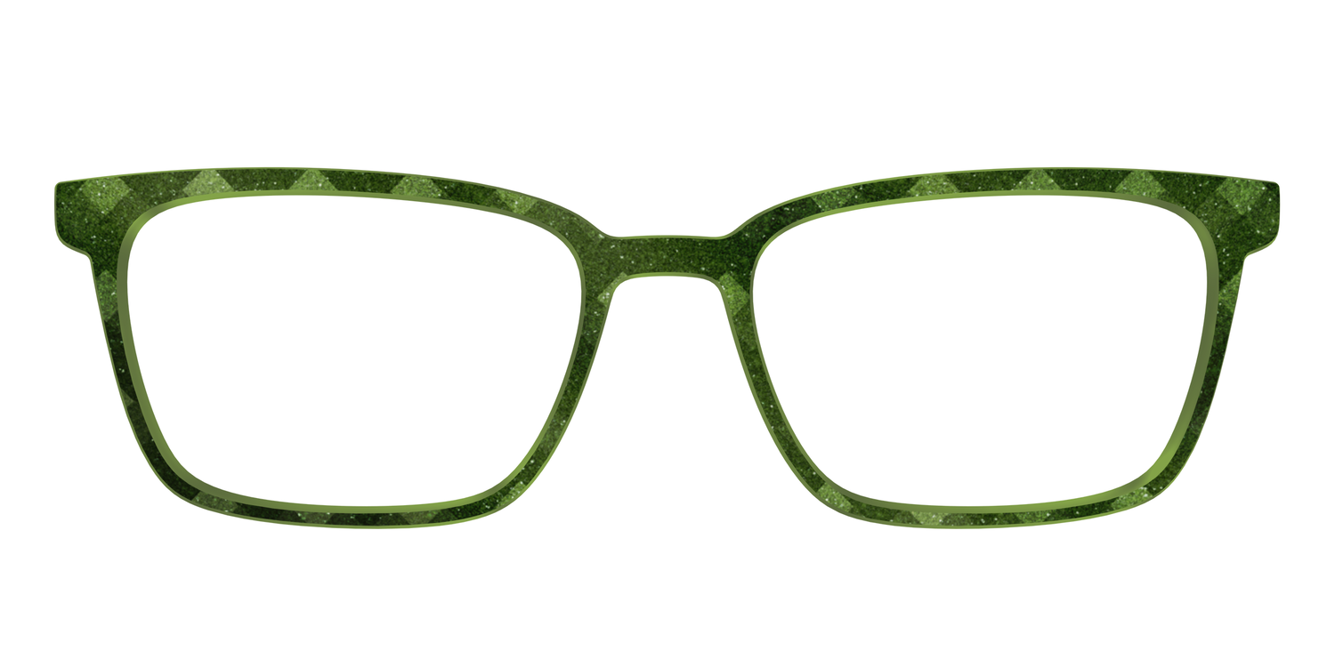 The Olive Geo - Front Top Image - Pair Eyewear