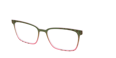 The Olive to Rose Trellis with Champagne Foil - Angle Top Thumbnail - Pair Eyewear