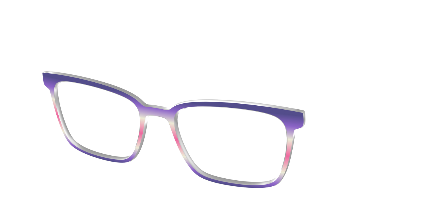 The Petunia Haze Gradient - Angle Top Image - Pair Eyewear