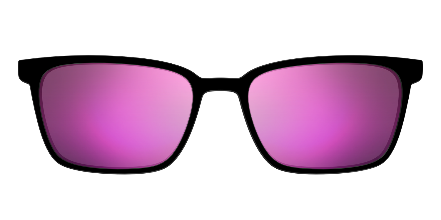 The Polarized Pink Reflective Sun Top - Front Top Image - Pair Eyewear