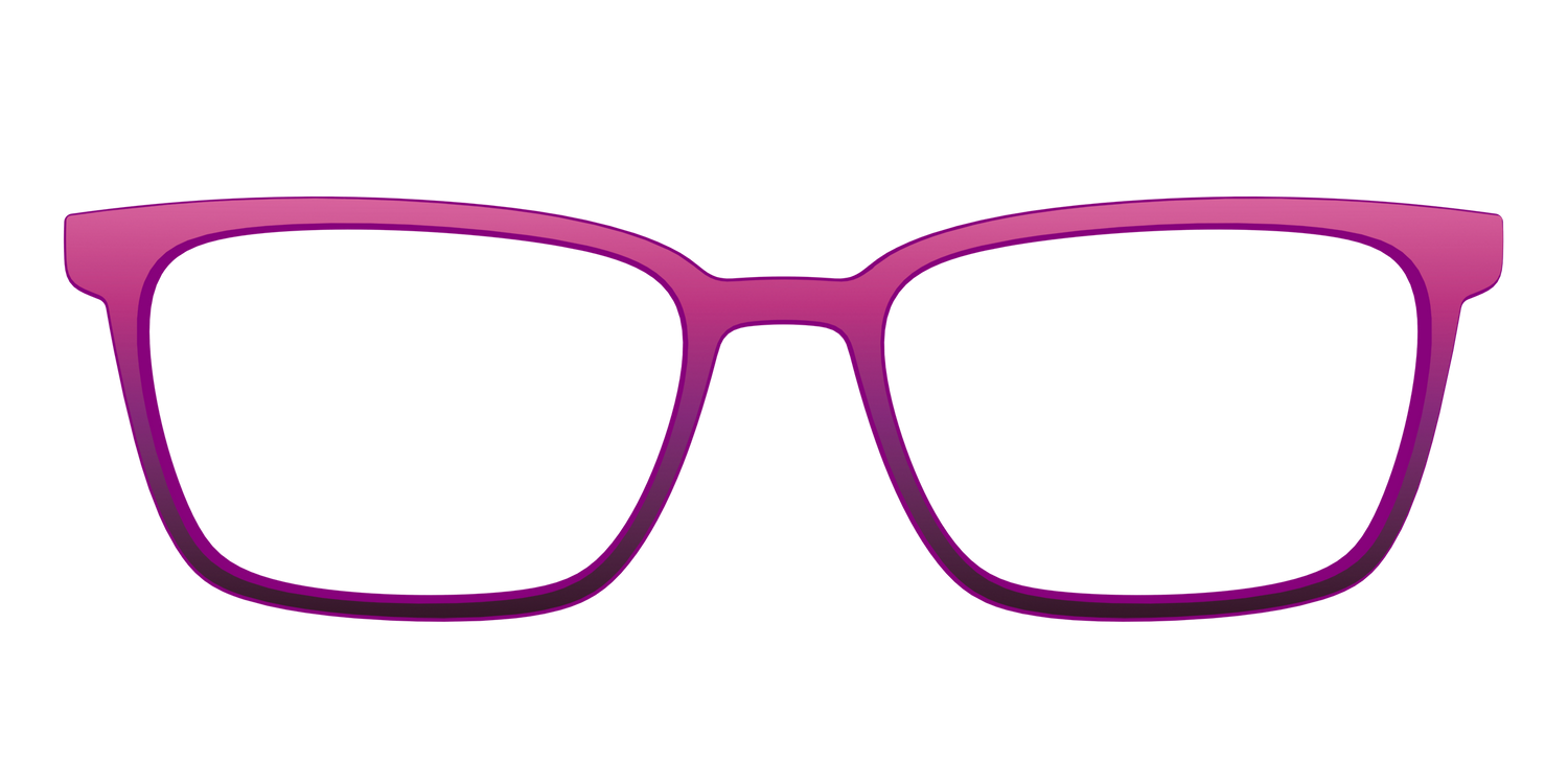 The Pink to Plum Gradient - Front Top Image - Pair Eyewear