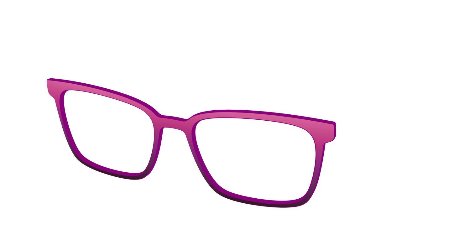 The Pink to Plum Gradient - Angle Top Image - Pair Eyewear
