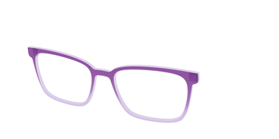 The Plum to Lilac Gradient Crystal - Angle Top Thumbnail - Pair Eyewear
