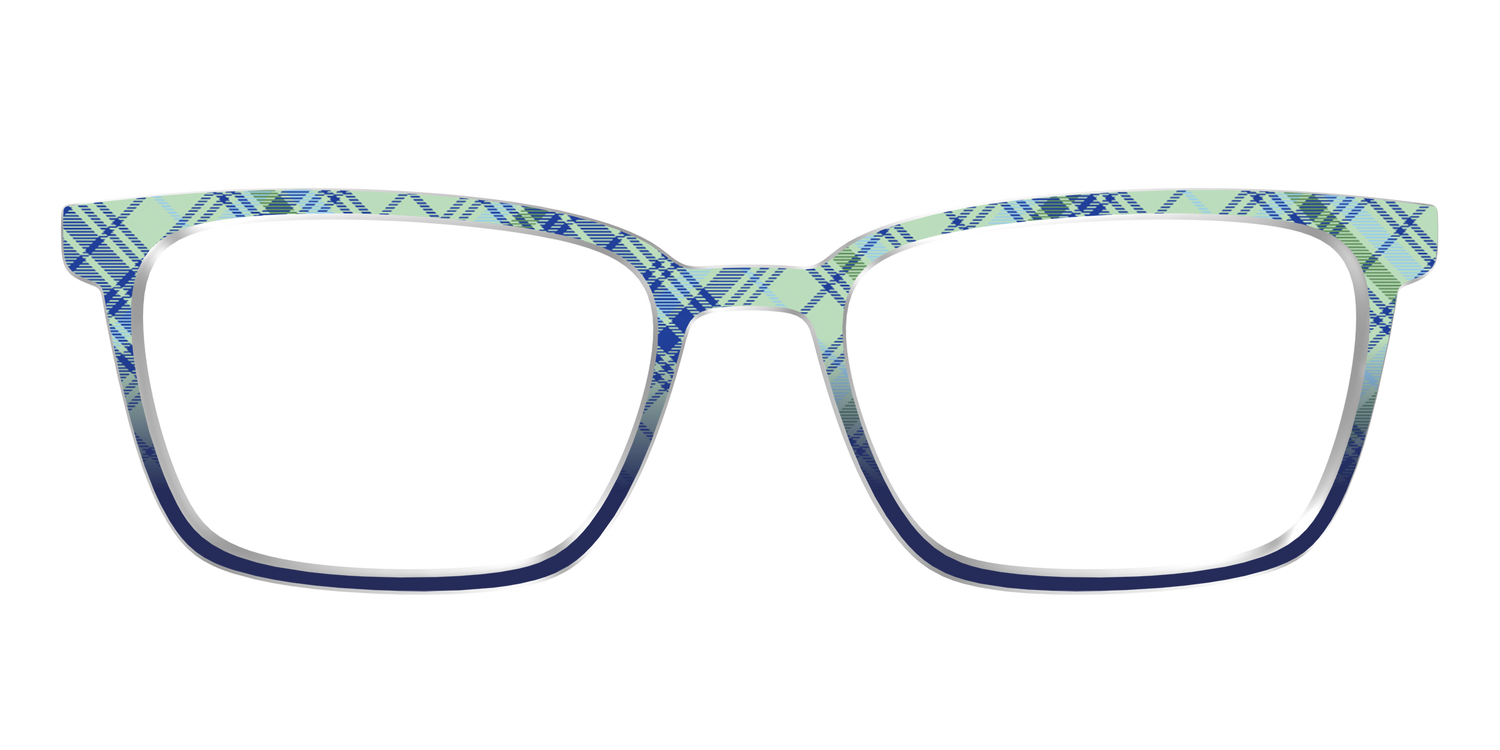 The Poetic Plaid - Front Top Image - Pair Eyewear