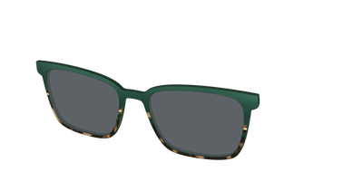 The Polarized Spruce Tortoise Sun Top - Angle Top Thumbnail - Pair Eyewear