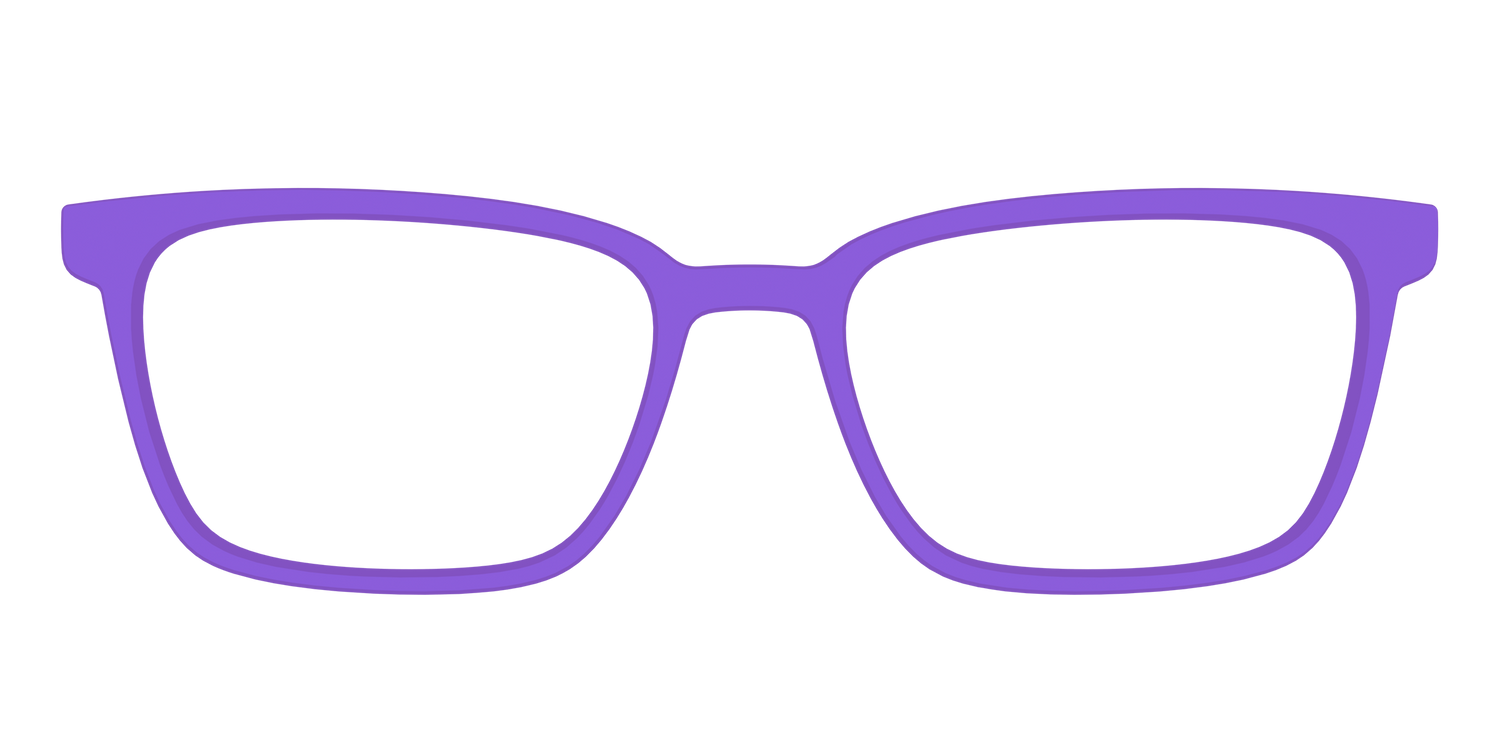 The Purple - Front Top Image - Pair Eyewear