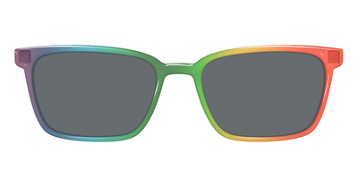 The Polarized Rainbow Gradient Sun Top - Front Top Thumbnail - Pair Eyewear