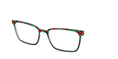 The Ribbon-Clad Plaid - Angle Top Thumbnail - Pair Eyewear