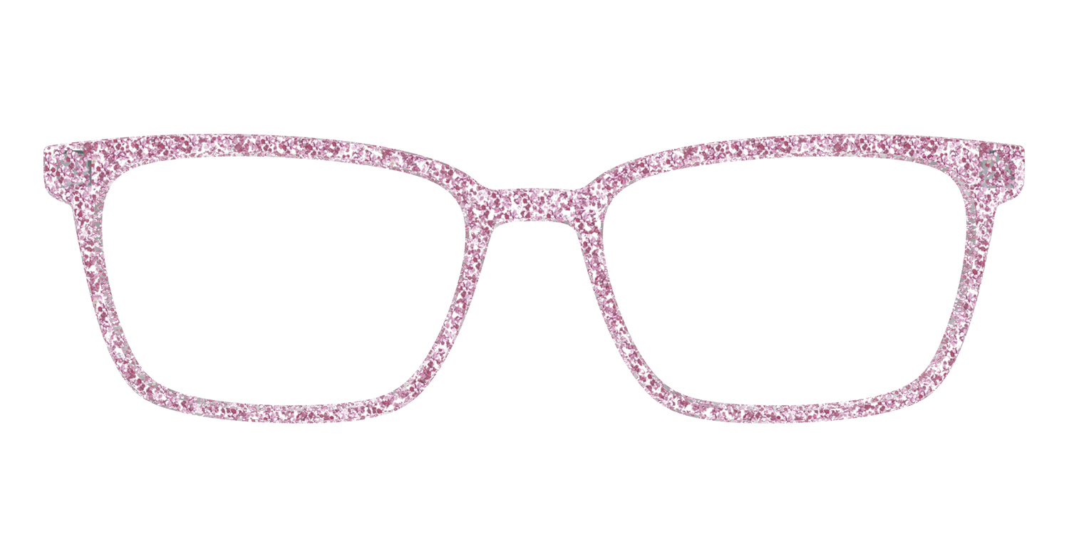 The Rose Gold Sparkle - Front Top Image - Pair Eyewear