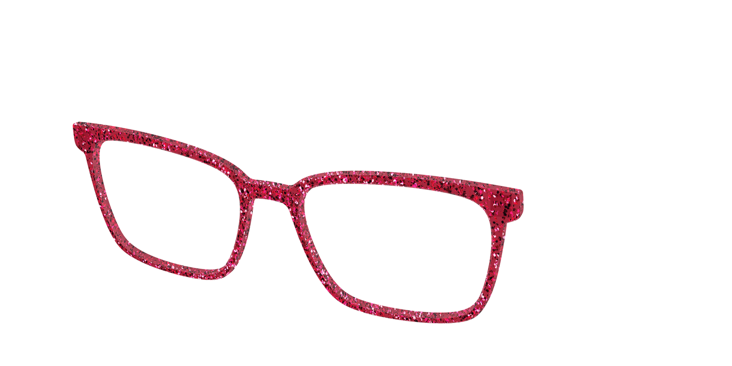 The Ruby Sparkle - Angle Top Image - Pair Eyewear