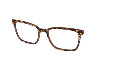 The Sandalwood Tortoise with Gold Foil - Angle Top Thumbnail - Pair Eyewear