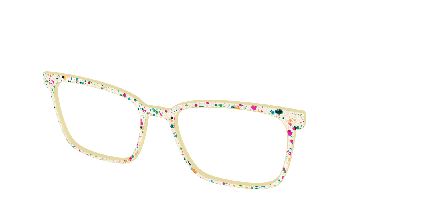 The Shimmer Speckled Egg - Angle Top Image - Pair Eyewear