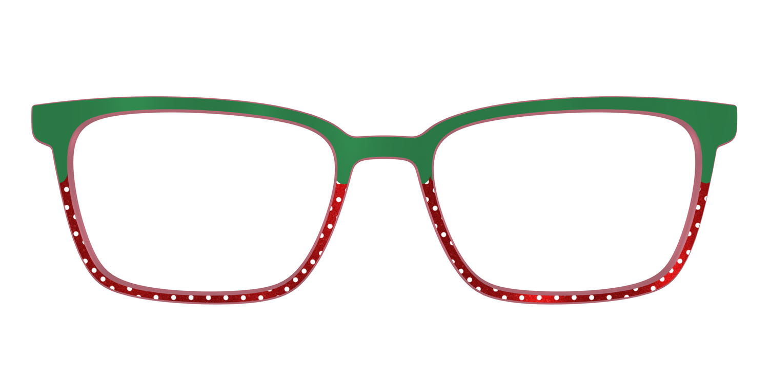 The Shimmer Strawberry - Front Top Image - Pair Eyewear