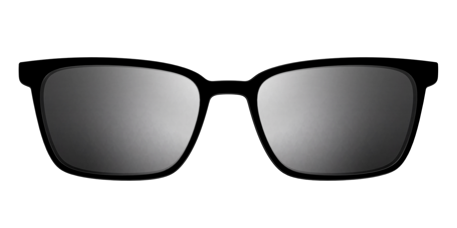 The Polarized Silver Reflective Sun Top - Front Top Image - Pair Eyewear