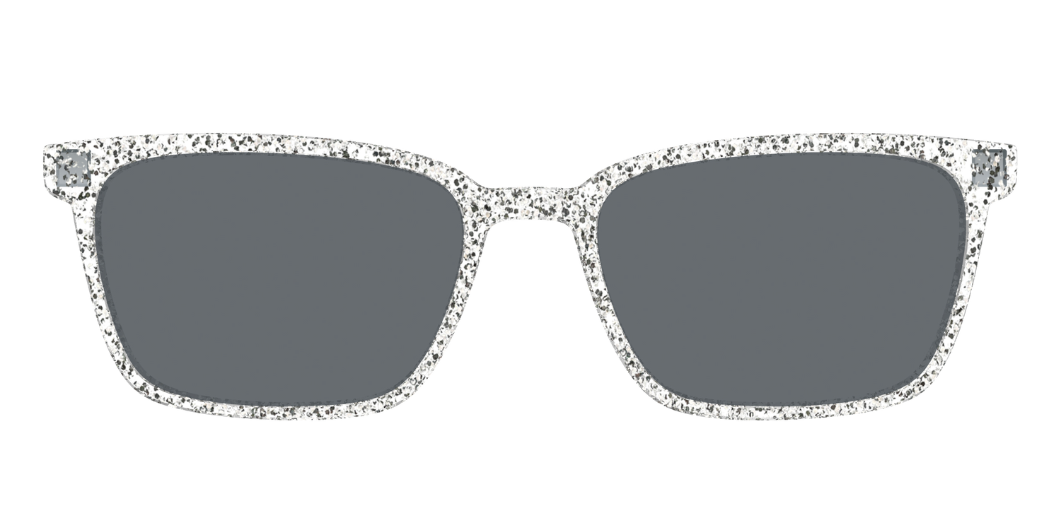 The Polarized Silver Sparkle Sun Top - Front Top Image - Pair Eyewear