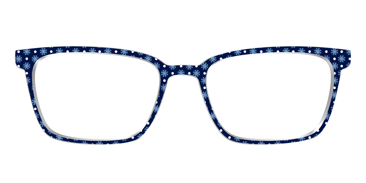 The Snowflake Polka Dot - Front Top Image - Pair Eyewear