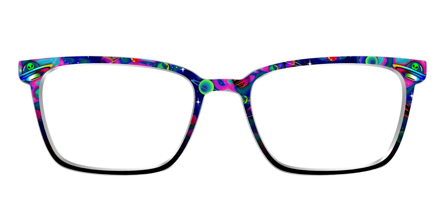 The Space Invasion Marble - Front Top Image - Pair Eyewear
