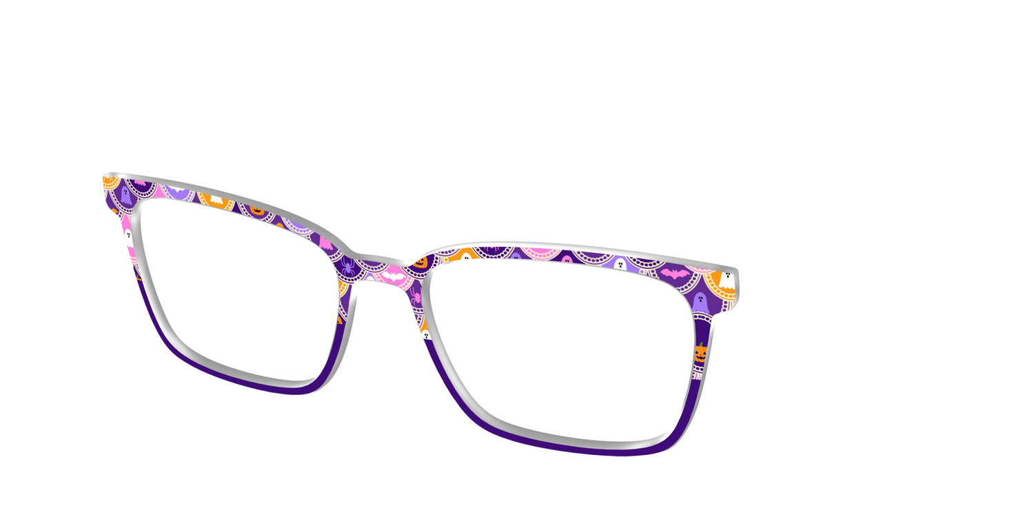 The Spooky Scallop Split - Angle Top Image - Pair Eyewear