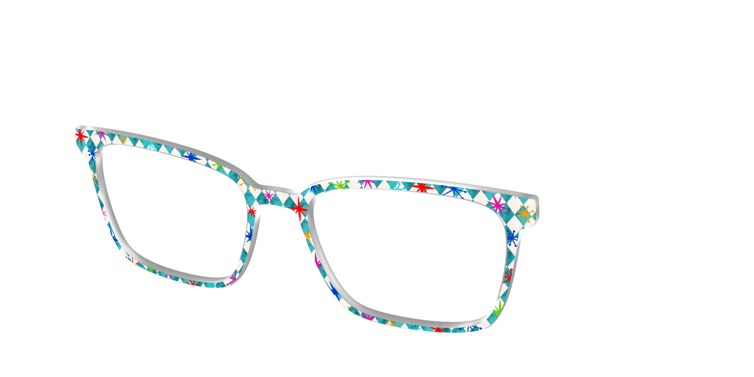 The Starburst Diamonds - Angle Top Image - Pair Eyewear