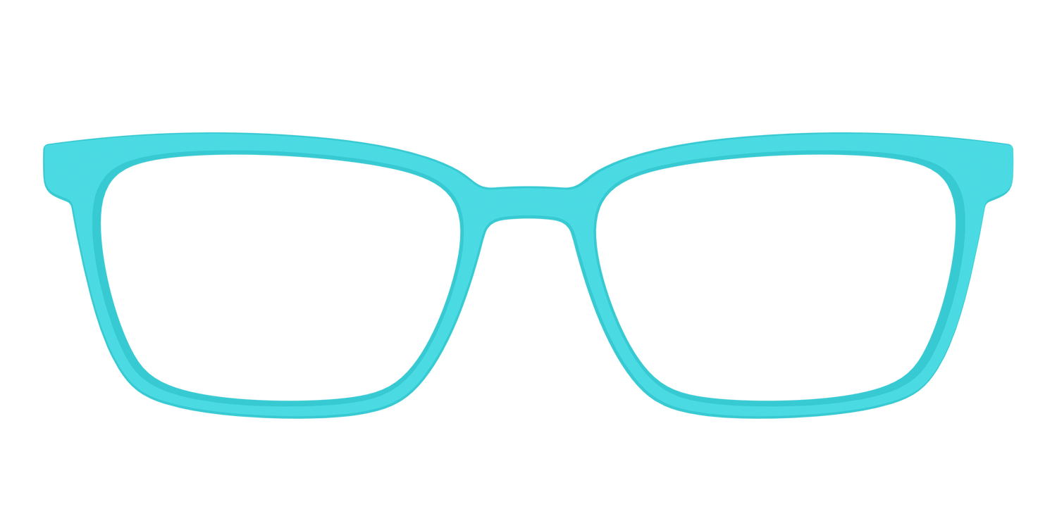 The Turquoise - Front Top Image - Pair Eyewear