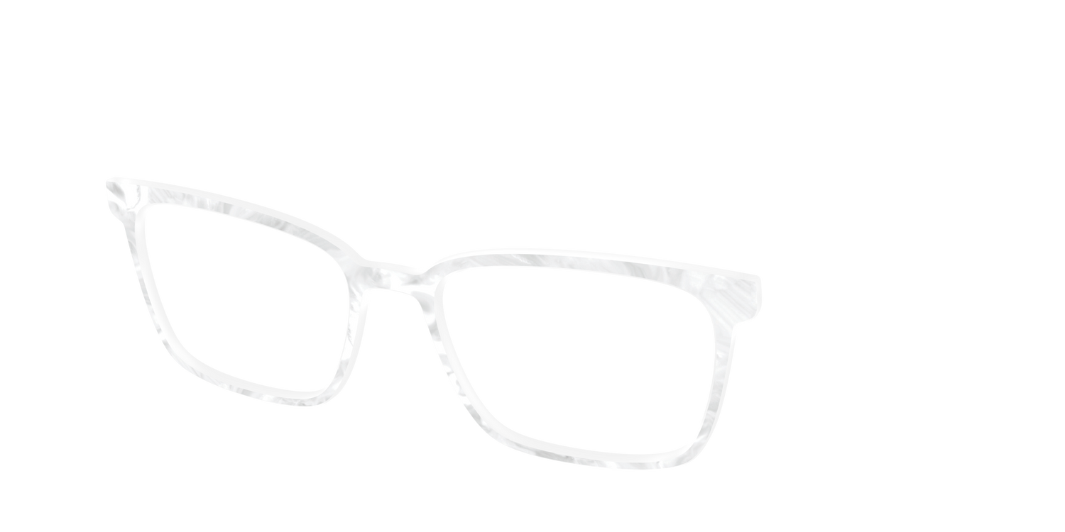 The White Pearlescent - Angle Top Image - Pair Eyewear