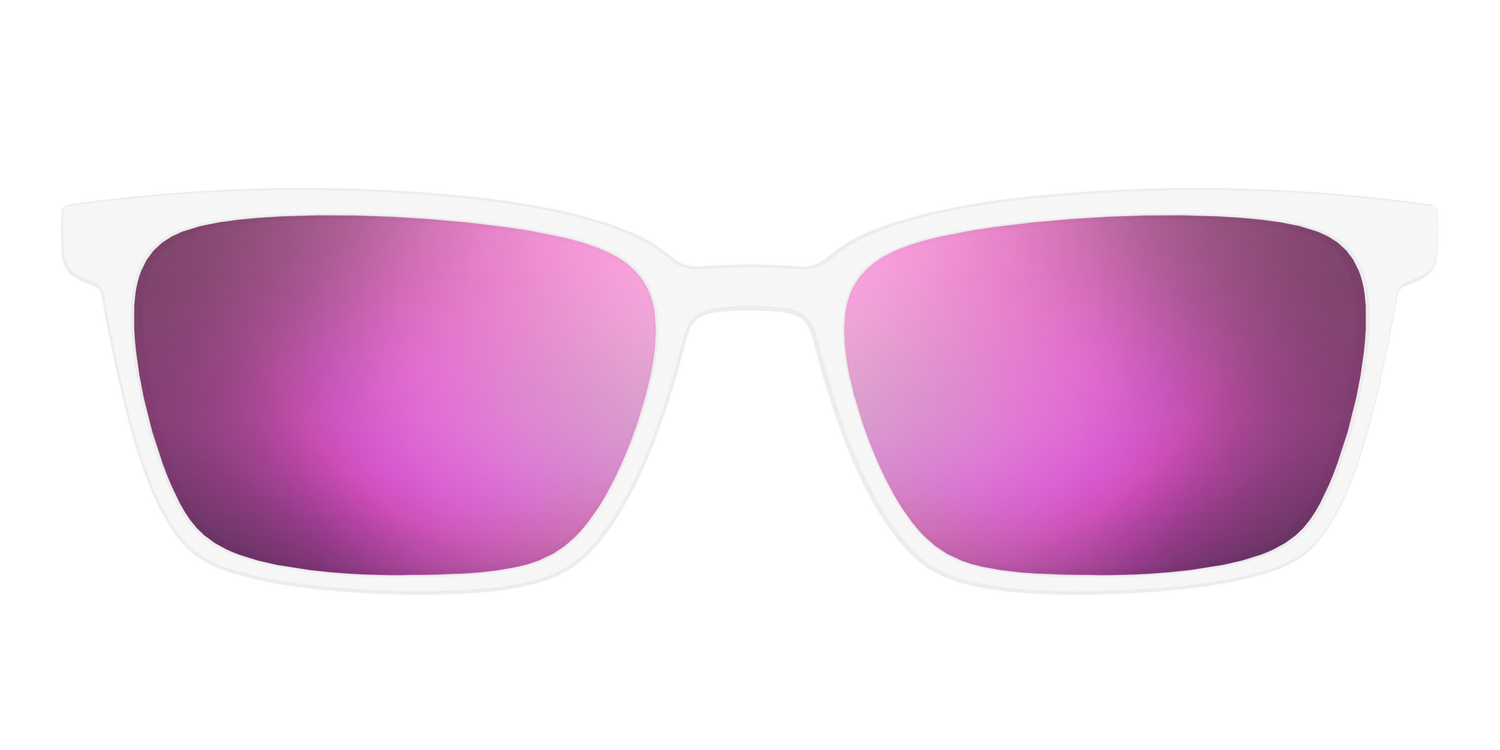 The Polarized White Sun Top - Front Top Image - Pair Eyewear