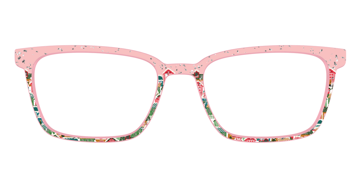 The Winter Village with Iridescent Glitter - Front Top Image - Pair Eyewear