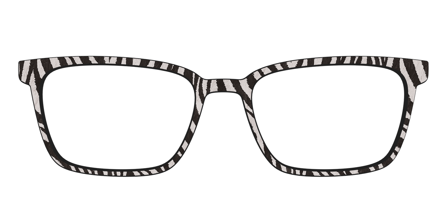 The Zebra Stripes - Front Top Image - Pair Eyewear