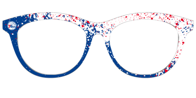 The 76ers Splatter - Front Top Thumbnail - Pair Eyewear