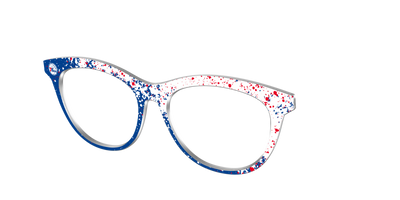 The 76ers Splatter - Angle Top Thumbnail - Pair Eyewear