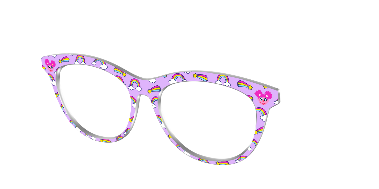 The Abby Rainbow - Angle Top Image - Pair Eyewear