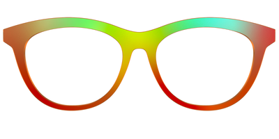 The Apricot Ombre - Front Top Thumbnail - Pair Eyewear
