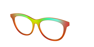 The Apricot Ombre - Angle Top Thumbnail - Pair Eyewear