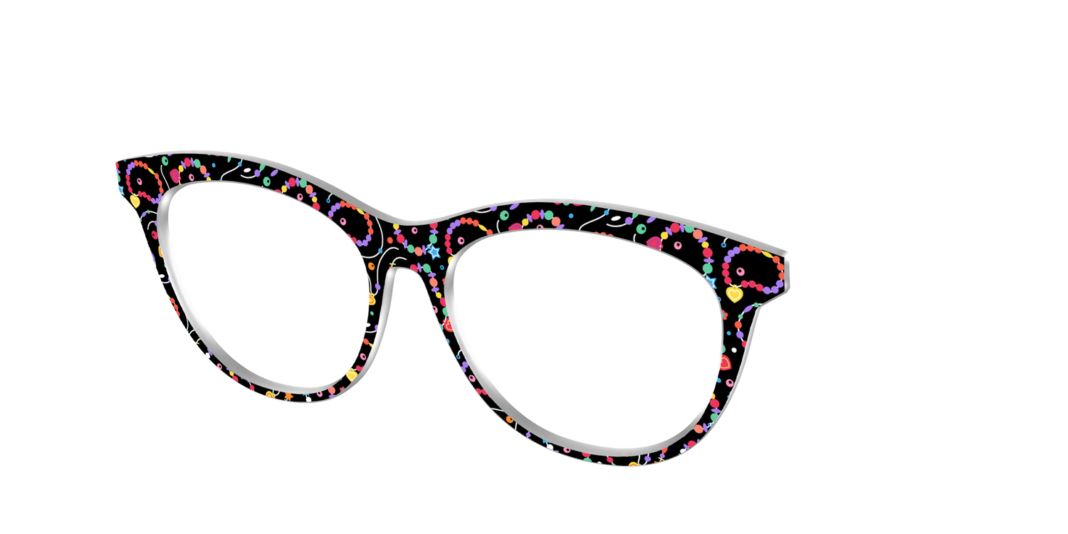 The Beaded Bangles - Angle Top Image - Pair Eyewear