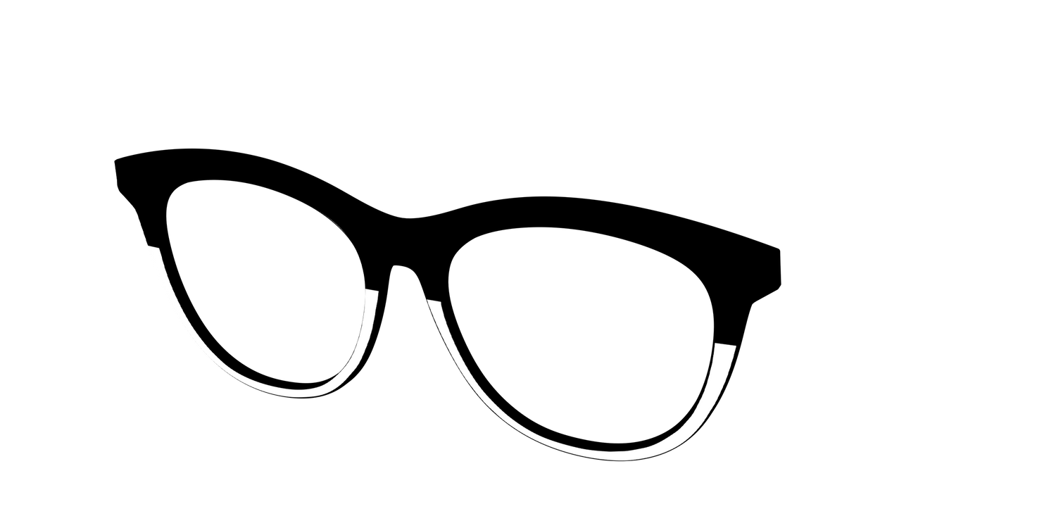 The Black and White - Angle Top Image - Pair Eyewear