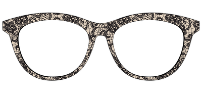 The Black Classic Lace - Front Top Thumbnail - Pair Eyewear