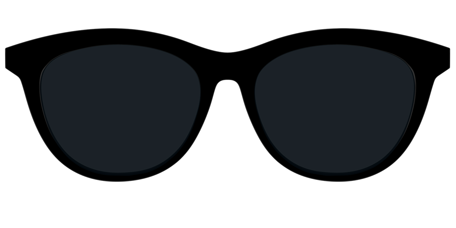 The Non-Polarized Black Sun Top - Front Top Image - Pair Eyewear