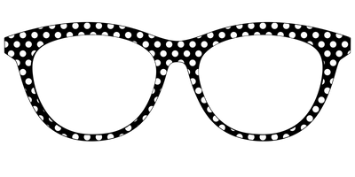 The Black Polka Dots - Front Top Thumbnail - Pair Eyewear