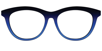 The Black to Blueberry Gradient - Front Top Thumbnail - Pair Eyewear