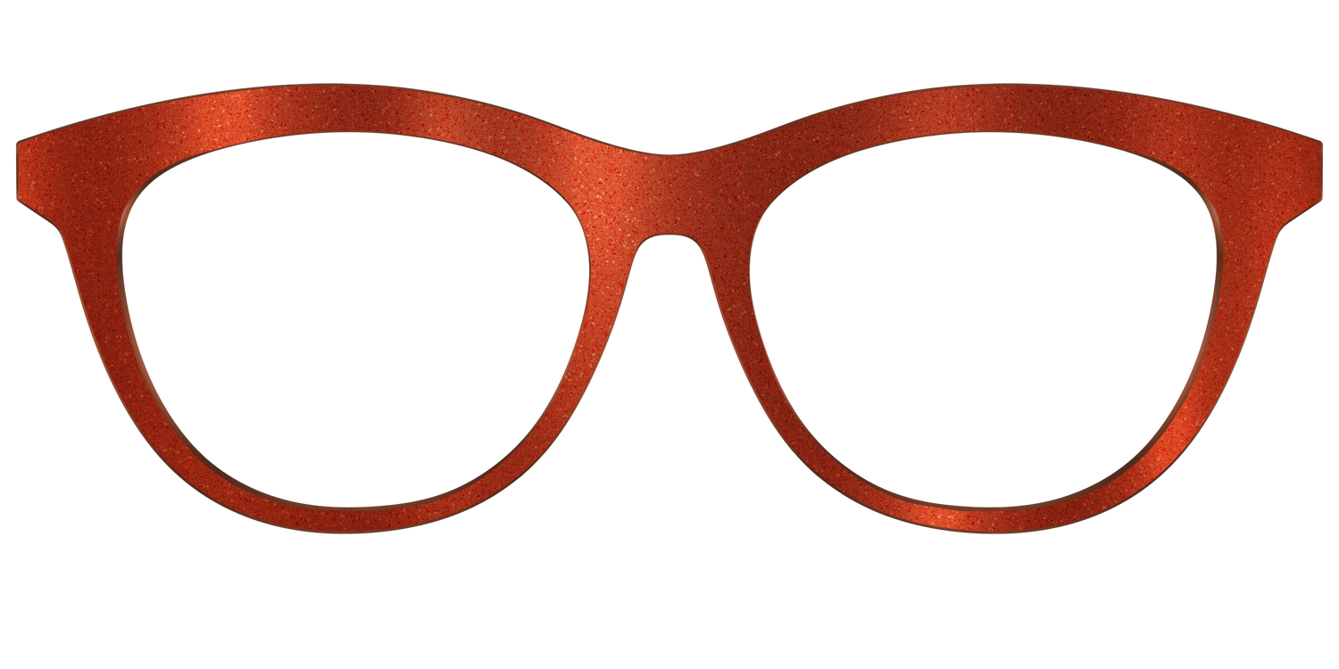 The Burnt Orange Shimmer - Front Top Image - Pair Eyewear