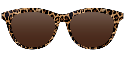 The Polarized Cheetah Spots Sun Top - Front Top Thumbnail - Pair Eyewear