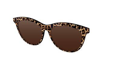 The Polarized Cheetah Spots Sun Top - Angle Top Thumbnail - Pair Eyewear