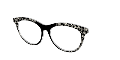 The Ecru Embroidery - Angle Top Thumbnail - Pair Eyewear