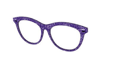 The Electric Purple Sparkle - Angle Top Thumbnail - Pair Eyewear