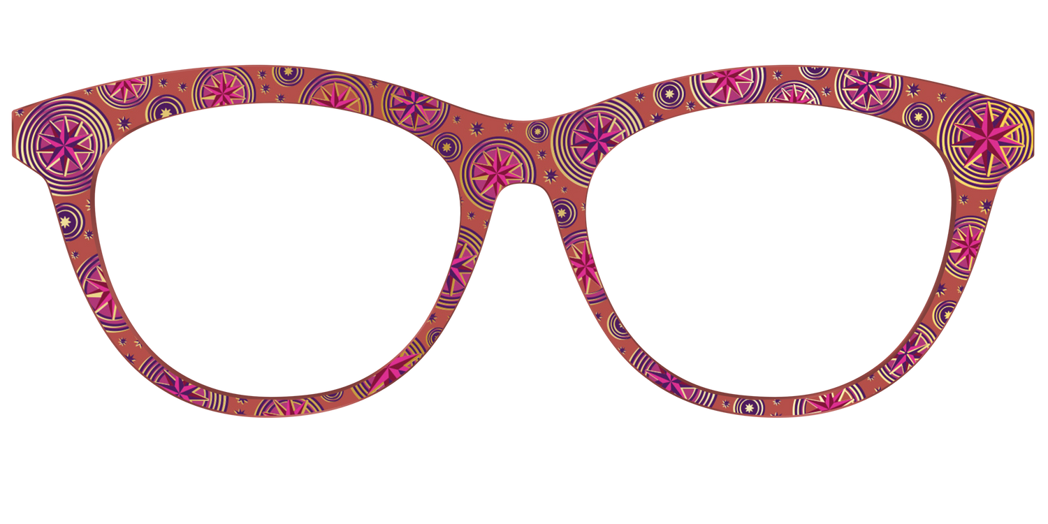 The Gold Foil Luna Lovegood™ - Front Top Image - Pair Eyewear