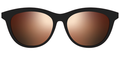 The Polarized Gold Reflective Sun Top - Front Top Thumbnail - Pair Eyewear