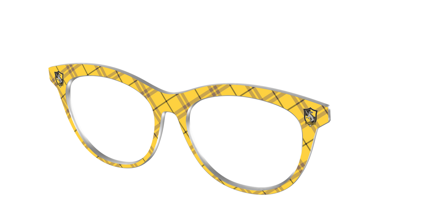 The Hufflepuff™ Plaid - Angle Top Image - Pair Eyewear