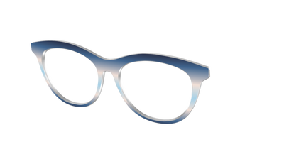 The Hydrangea Haze Gradient - Angle Top Thumbnail - Pair Eyewear