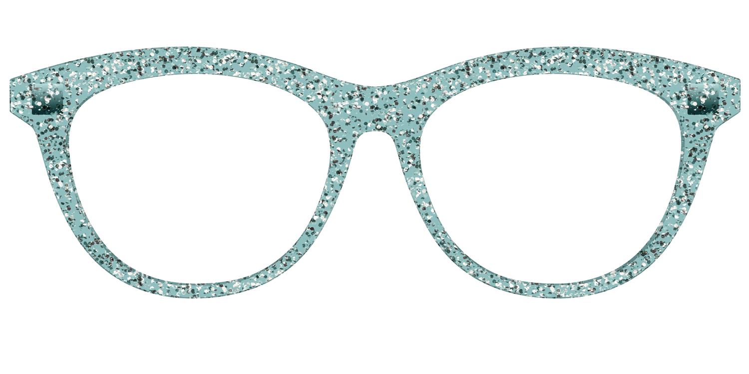 The Mint Sparkle - Front Top Image - Pair Eyewear