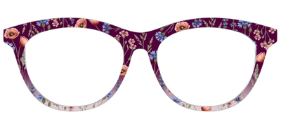 The Mulberry Floral Dip-Dye - Front Top Thumbnail - Pair Eyewear